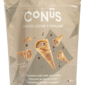 Milk chocolate and praline. 60u pack.